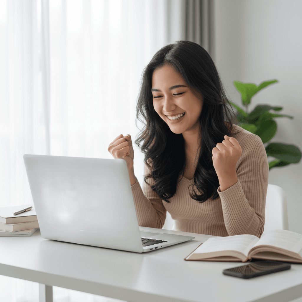 Person using platform